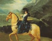弗朗西斯科德戈雅 - Maria Teresa of Vallabriga on Horseback